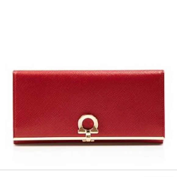 ferragamo wallet red